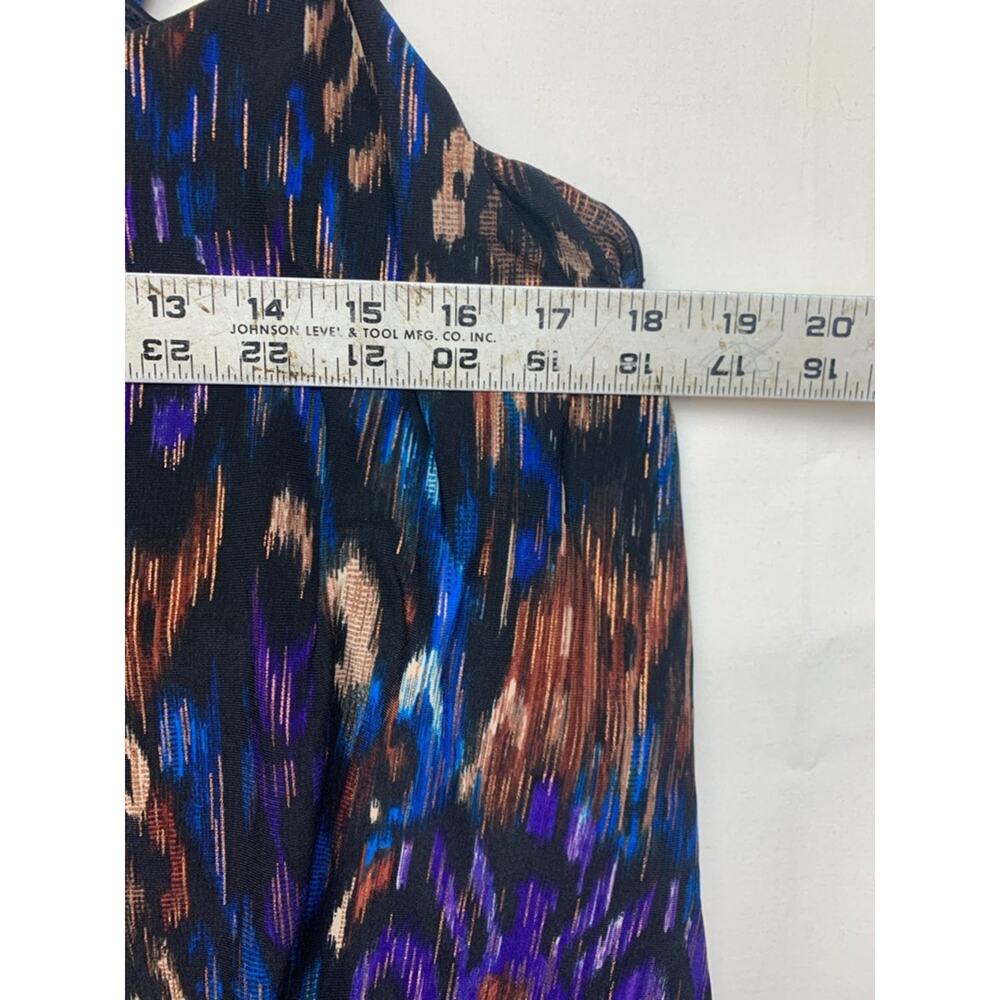 Miraclesuit size 16 xl swim suit bathing top black purple multi gold - Picture 6 of 10